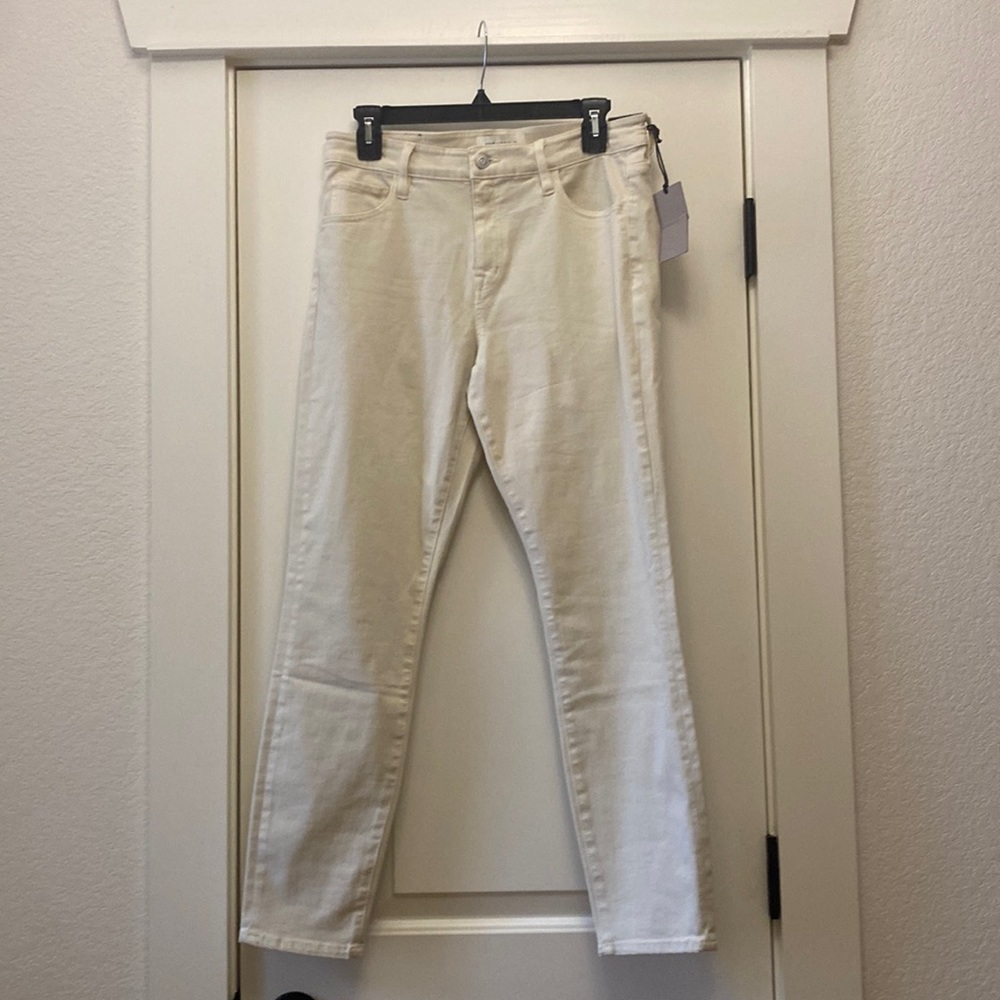 Stonefield Womens Off-white Stretch Ankle Jeans NWT